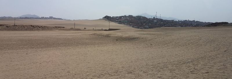 Scenic view of landscape against clear sky