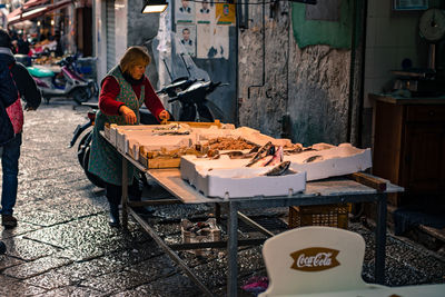 Woman on table