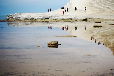 Scenic view of beach