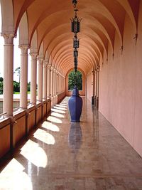 Corridor of building