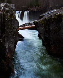 View of waterfall