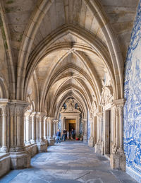 Corridor of historic building