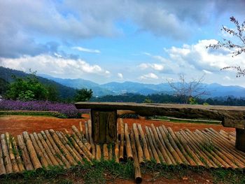 Scenic view of landscape against sky