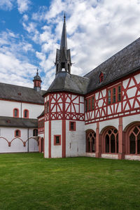 View of the abbey church, eberbach abbey.