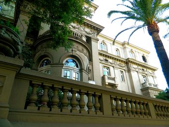 Low angle view of historical building