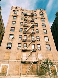 Low angle view of building against sky