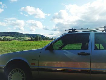 Road passing through landscape