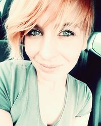 Portrait of beautiful woman