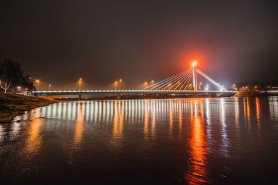 Fairytale lumberjack's candle bridge in rovaniemi, a finnish christmas town in lapland, finland.