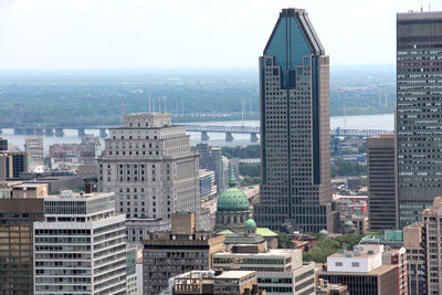 Skyscrapers against sky