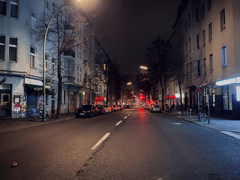 Street amidst buildings in city