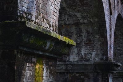 Low angle view of historic building