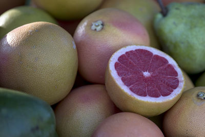 Full frame shot of fruits