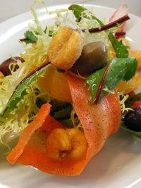 Close-up of food in plate