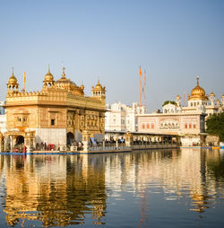 Buildings in water