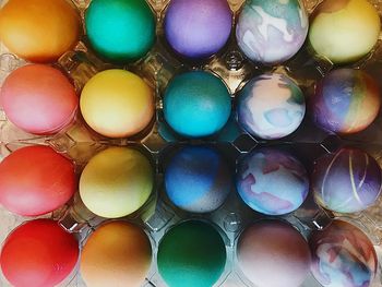 Full frame shot of multi colored candies