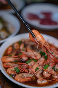 Shrimp stir-fry