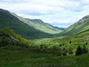 Scenic view of landscape against sky