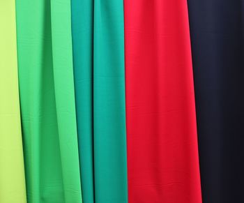 Full frame shot of multi colored curtain