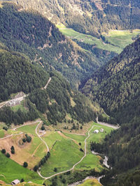 Passo rombo between italy and austria