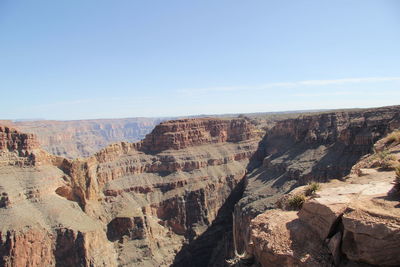 Scenic view of rock formations