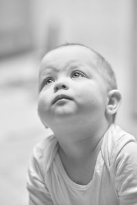 Close-up of cute baby boy