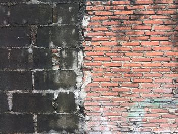 Full frame shot of brick wall