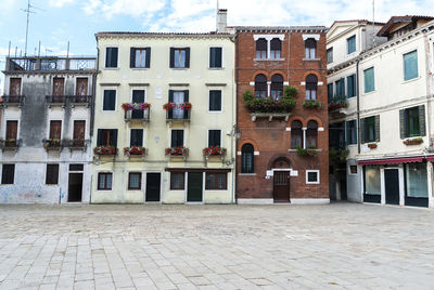 View of residential building against sky