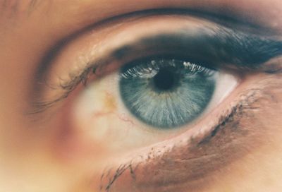 Close-up portrait of human eye