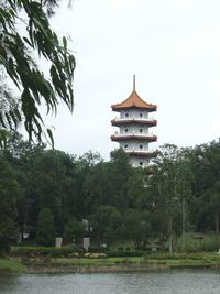 Built structure with trees in background