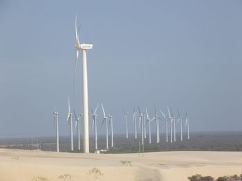 Low angle view of traditional windmill