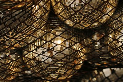 Full frame shot of metal fence