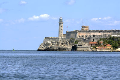 Morro castle at the entrance to the bay of havana cuba