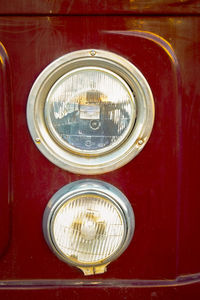 Close-up of vintage car