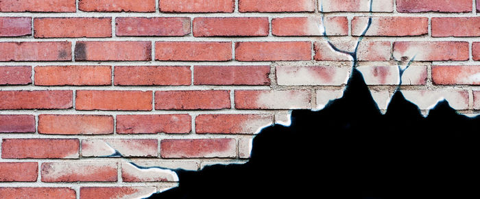 View of brick wall