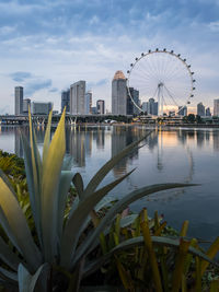 View of city against sky
