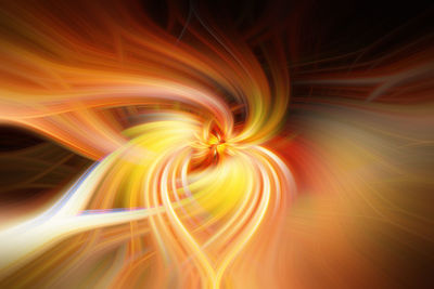 Abstract image of light trails