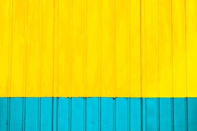 Full frame shot of yellow wall