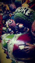 Close-up of food on table