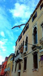 Low angle view of building against sky