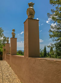 Low angle view of statue