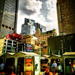 Buildings in city