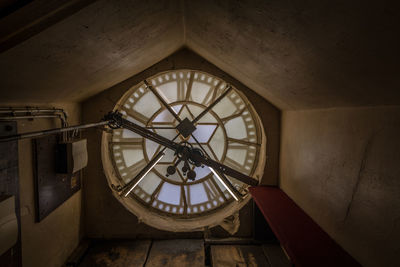 Low angle view of clock tower