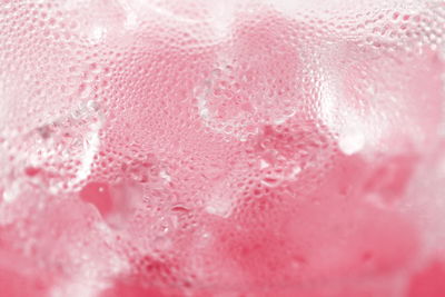 Full frame shot of pink drink