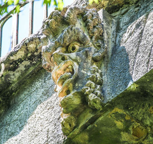 Close-up of old statue