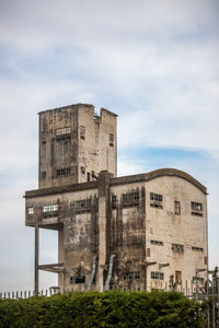 Low angle view of historical building against sky