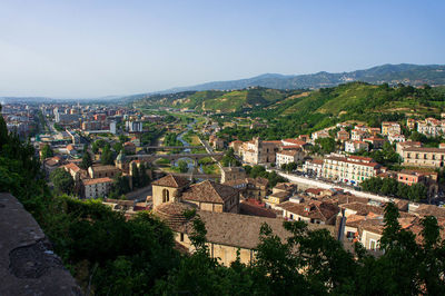 Landscape and city