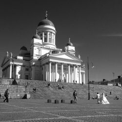 Low angle view of church