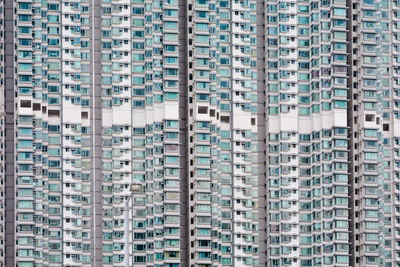 Full frame shot of modern buildings in city