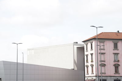 Low angle view of building against sky